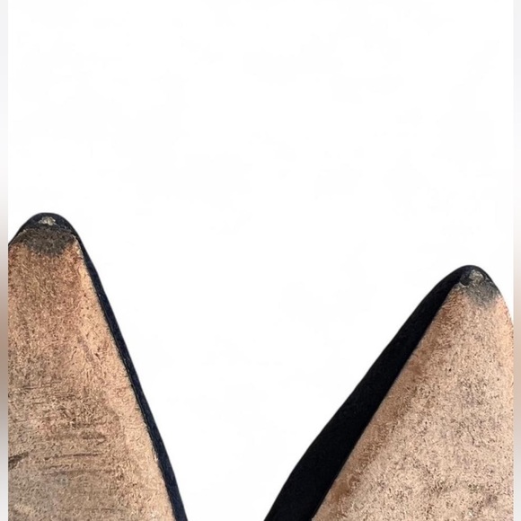 Jimmy Choo London Attila Suede Pointy Toe Flats - Picture 5 of 8